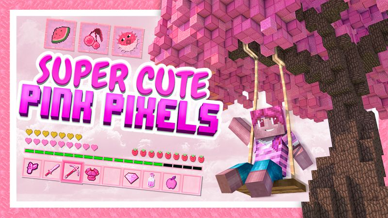 Super Cute - Pink Pixels