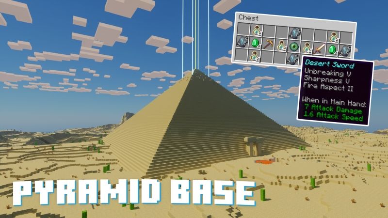 Pyramid Base on the Minecraft Marketplace by Fall Studios Pyramid Base on the Minecraft Marketplace by Fall Studios