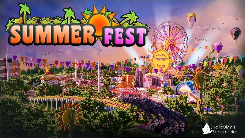 Summerfest on the Minecraft Marketplace by Shaliquinn's Schematics Summerfest on the Minecraft Marketplace by Shaliquinn's Schematics