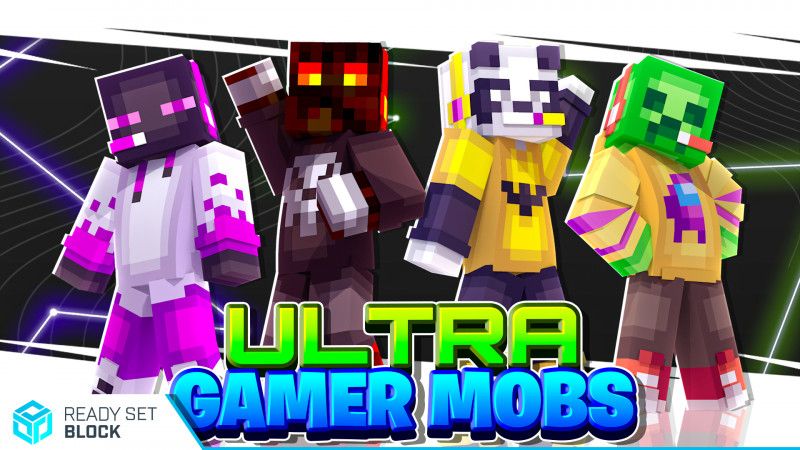 Ultra Gamer Mobs on the Minecraft Marketplace by Ready, Set, Block! Ultra Gamer Mobs on the Minecraft Marketplace by Ready, Set, Block!
