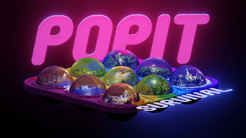 Popit Survival Challenge on the Minecraft Marketplace by Owls Cubed Popit Survival Challenge on the Minecraft Marketplace by Owls Cubed