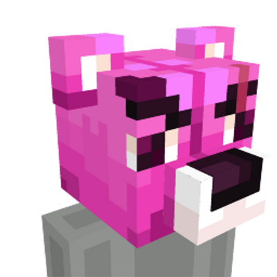 Pink Bear Mask on the Minecraft Marketplace by Sapphire Studios