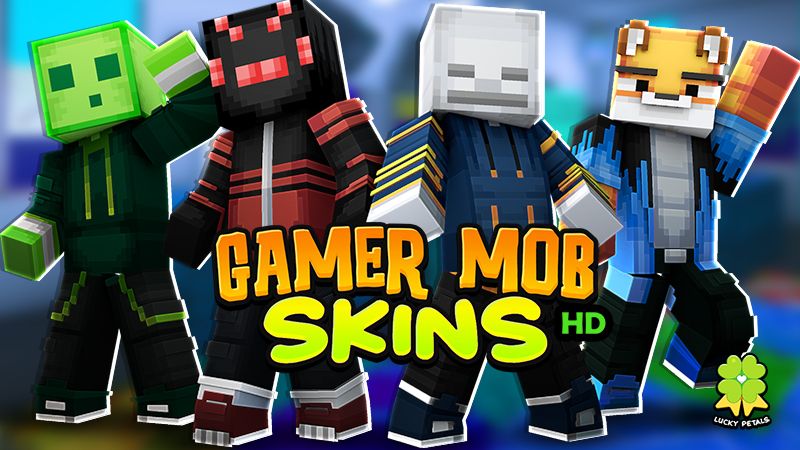 Gamer Mob Skins HD on the Minecraft Marketplace by The Lucky Petals