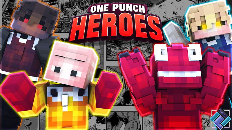 One Punch Heroes on the Minecraft Marketplace by PixelOneUp