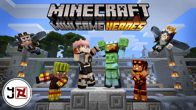 Mini Game Heroes Skin Pack By Minecraft Minecraft Skin Pack Minecraft Marketplace