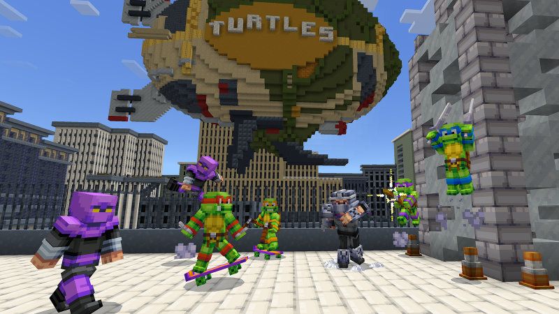 Teenage Mutant Ninja Turtles by Minecraft