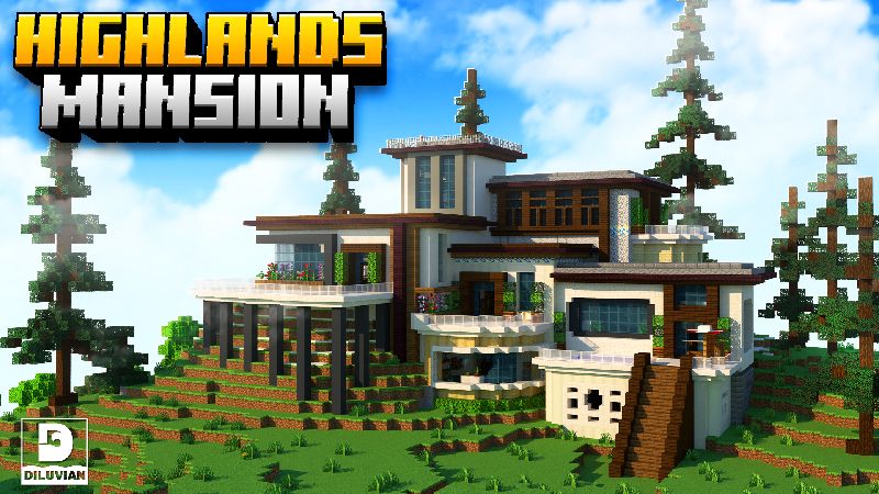 High Lands Mansion on the Minecraft Marketplace by Diluvian