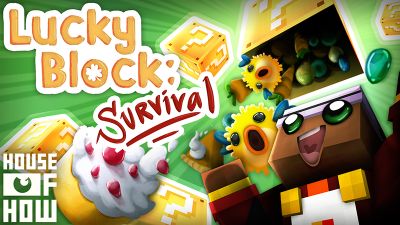 Lucky Block Survival on the Minecraft Marketplace by House of How