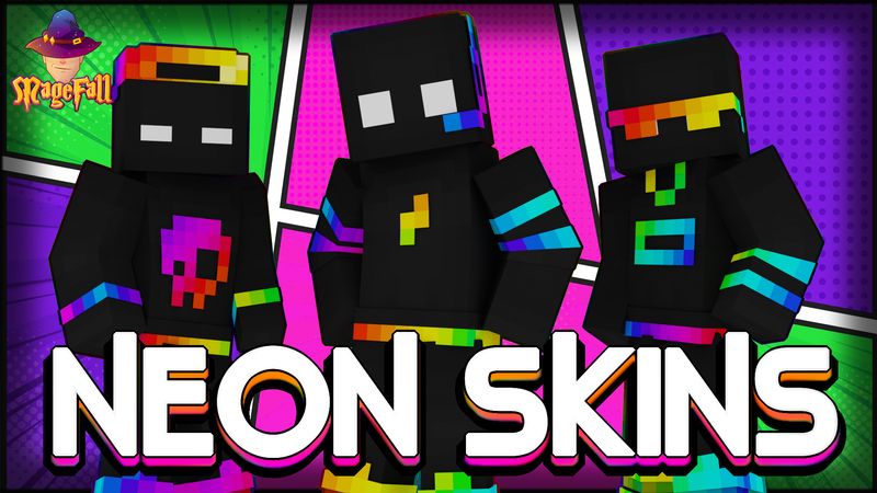 Neon Skins by Magefall (Minecraft Skin Pack) - Minecraft Marketplace ...