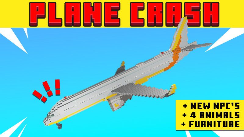 Plane Crash on the Minecraft Marketplace by Mine-North