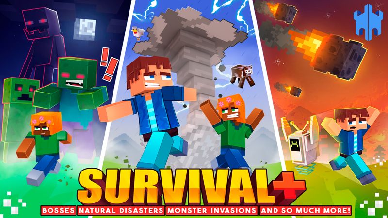 Survival on the Minecraft Marketplace by King Cube Survival on the Minecraft Marketplace by King Cube