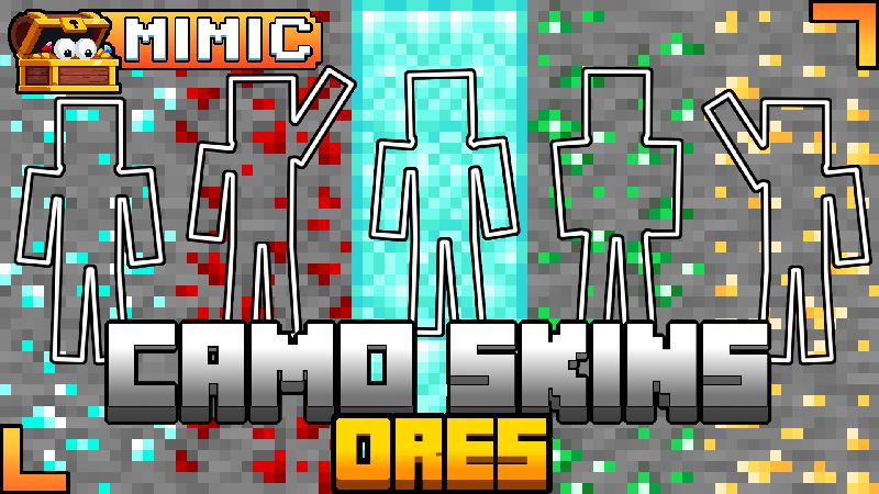 Camo Skins Ores on the Minecraft Marketplace by Mimic
