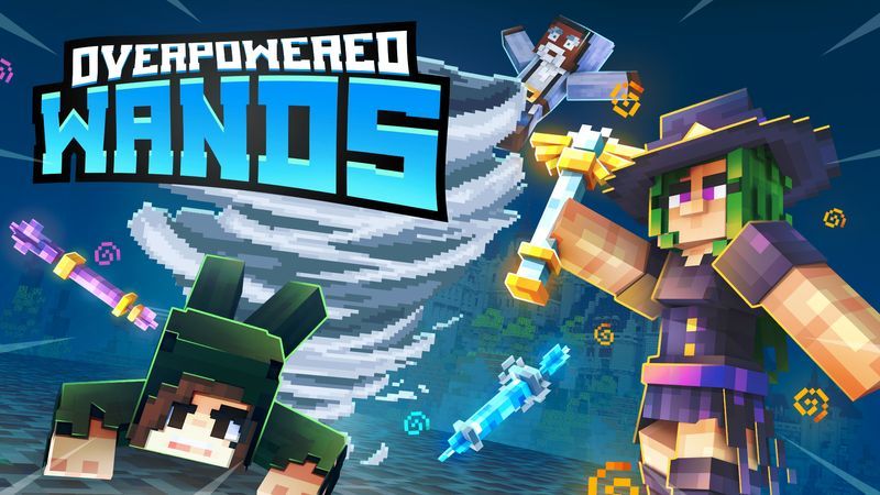 Overpowered Wands on the Minecraft Marketplace by Cubed Creations Overpowered Wands on the Minecraft Marketplace by Cubed Creations