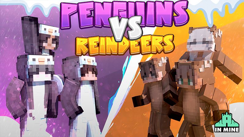 Penguins VS Reindeers on the Minecraft Marketplace by In Mine Penguins VS Reindeers on the Minecraft Marketplace by In Mine
