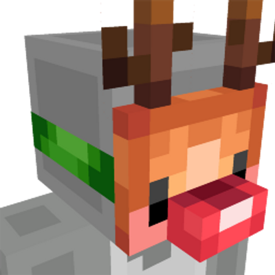 Cute Reindeer Mask on the Minecraft Marketplace by Humblebright Studio
