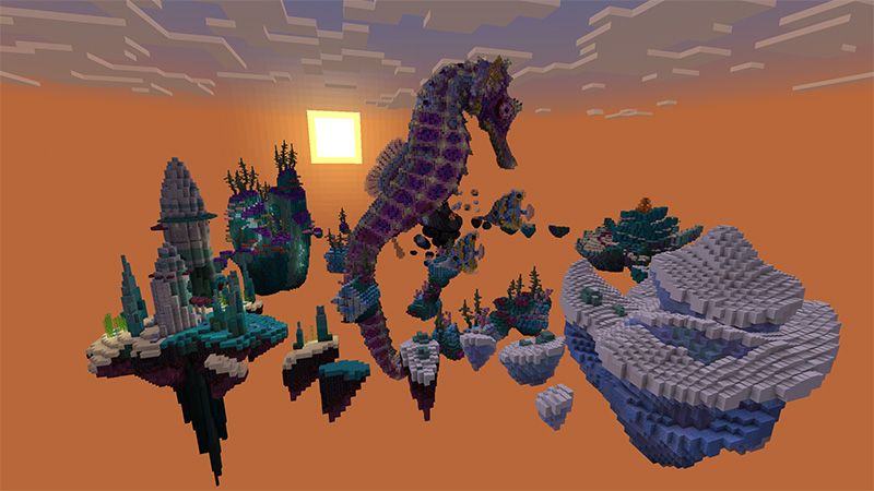 Seahorse Skyblock by Cynosia