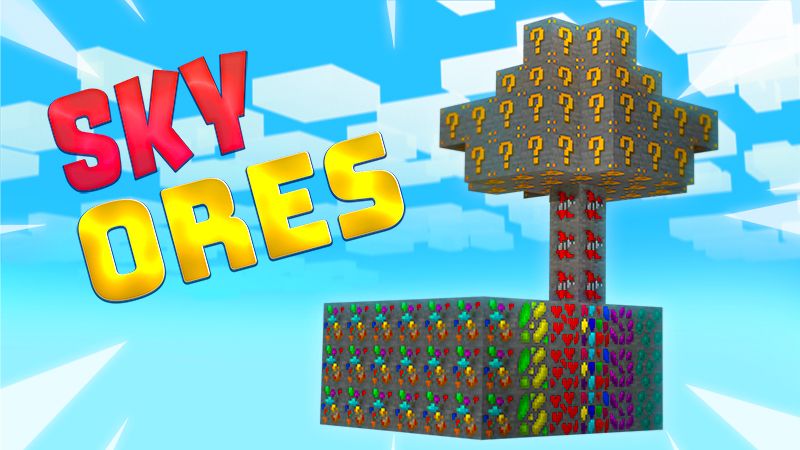 Ores are Lucky Block Minecraft Mod