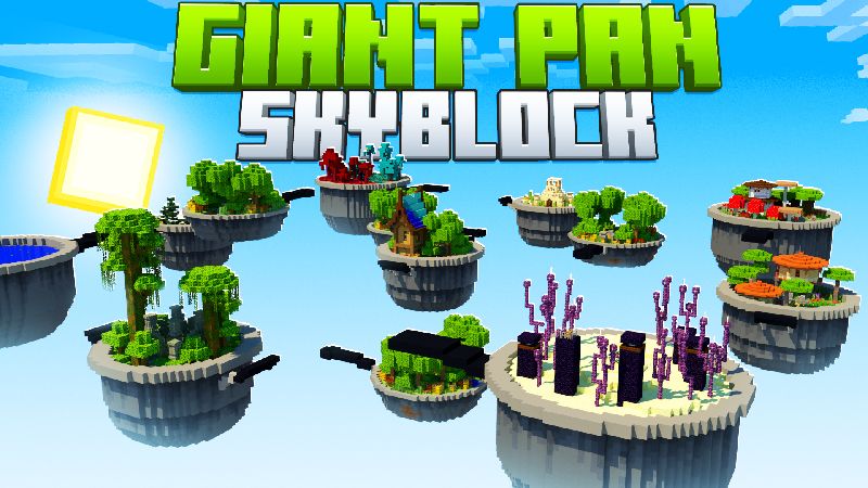 Giant Pan Skyblock on the Minecraft Marketplace by Diluvian