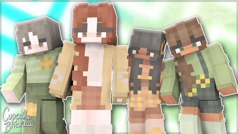 Flower Teens Skin Pack on the Minecraft Marketplace by CupcakeBrianna