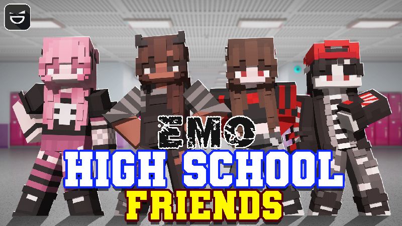 Emo High School Friends on the Minecraft Marketplace by Giggle Block Studios Emo High School Friends on the Minecraft Marketplace by Giggle Block Studios