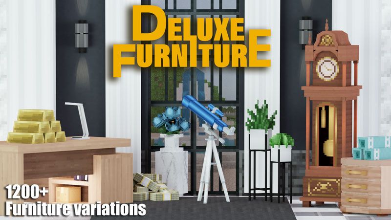 Deluxe Furniture Modern Manor on the Minecraft Marketplace by Blockception
