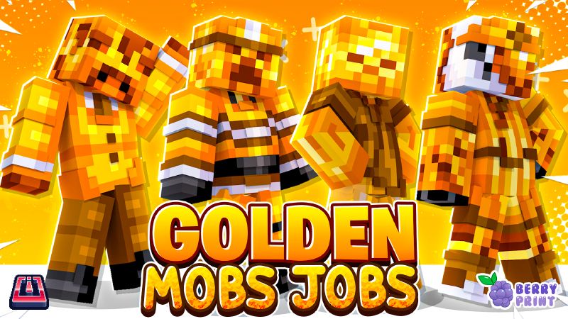 Golden Mobs Jobs on the Minecraft Marketplace by Razzleberries Golden Mobs Jobs on the Minecraft Marketplace by Razzleberries