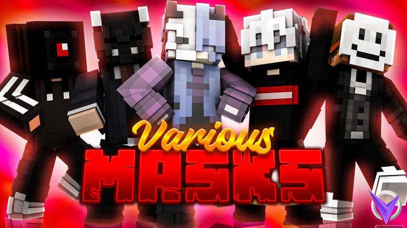 Various Masks on the Minecraft Marketplace by Team Visionary