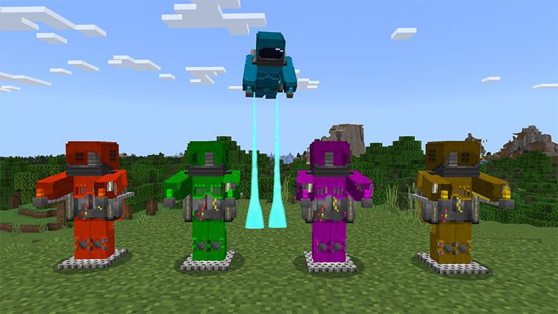 Colour Jetpacks by Blockworks