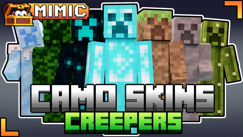 Camo Skins Creepers on the Minecraft Marketplace by Mimic
