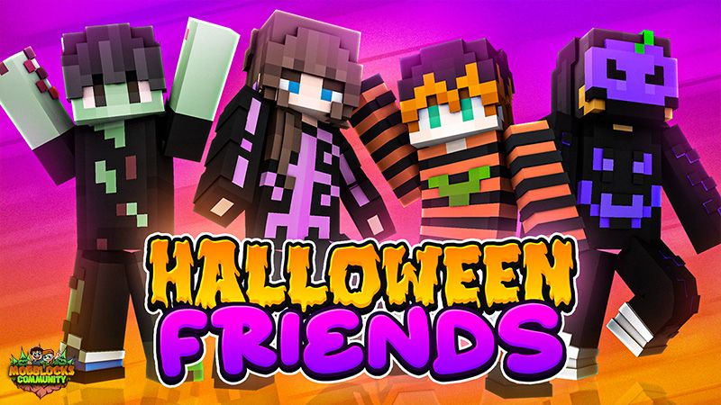 Halloween Friends on the Minecraft Marketplace by MobBlocks Halloween Friends on the Minecraft Marketplace by MobBlocks