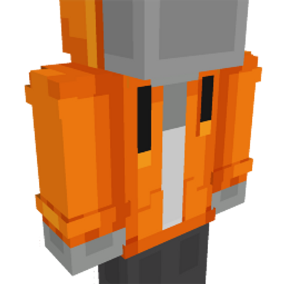 Orange Hoodie on the Minecraft Marketplace by DigiPort