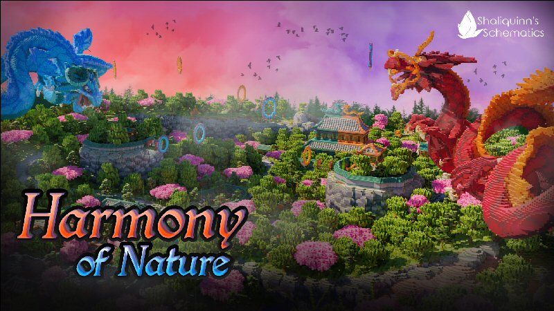Harmony of Nature on the Minecraft Marketplace by Shaliquinn's Schematics Harmony of Nature on the Minecraft Marketplace by Shaliquinn's Schematics
