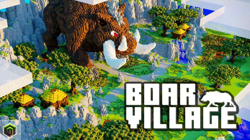 Boar Village on the Minecraft Marketplace by CrackedCubes