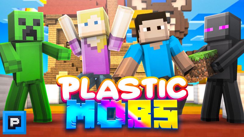 Plastic Mobs on the Minecraft Marketplace by Pixell Studio