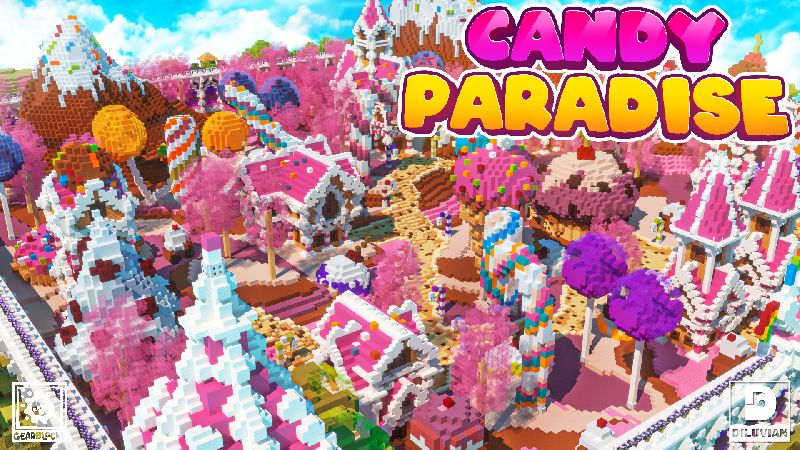 Candy Paradise on the Minecraft Marketplace by Gearblocks