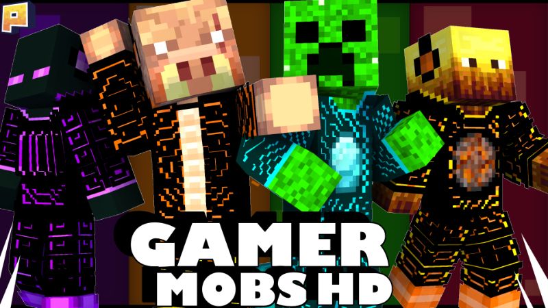 Gamer Mobs HD on the Minecraft Marketplace by Pixelationz Studios