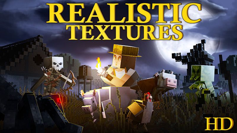 Realistic Textures HD on the Minecraft Marketplace by Square Dreams