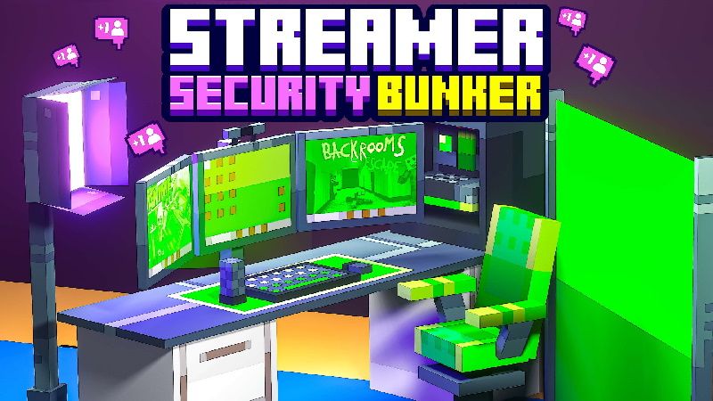 Streamer Security Bunker on the Minecraft Marketplace by Snail Studios