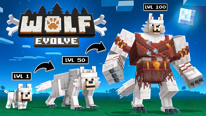 Wolf Evolve on the Minecraft Marketplace by Float Studios