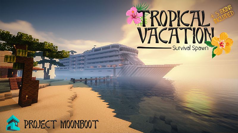 Tropical Vacation on the Minecraft Marketplace by Project Moonboot