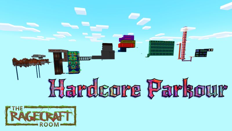 Hardcore Parkour on the Minecraft Marketplace by The Rage Craft Room