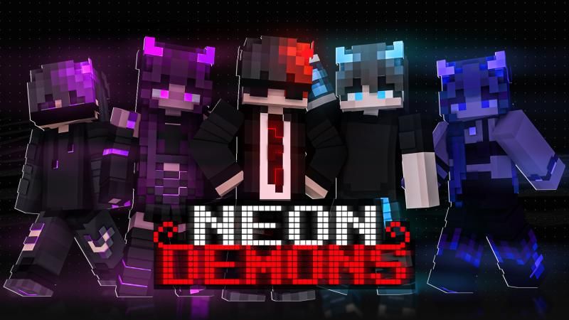 Neon Demons on the Minecraft Marketplace by DogHouse Neon Demons on the Minecraft Marketplace by DogHouse