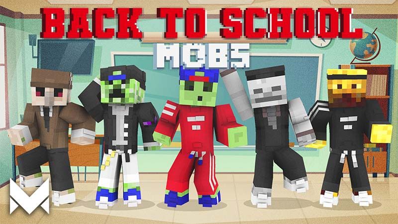 Back To School Mobs on the Minecraft Marketplace by MerakiBT Back To School Mobs on the Minecraft Marketplace by MerakiBT