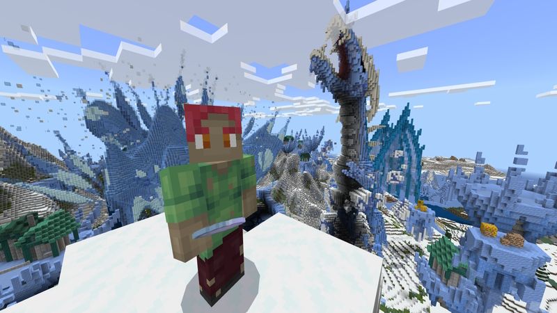 Becoming Ice Dragon by CubeCraft Games