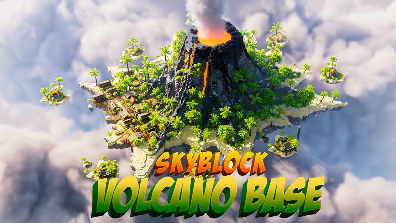 Skyblock Volcano Base