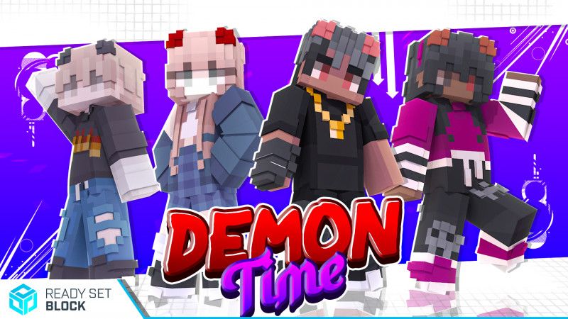 Demon Time on the Minecraft Marketplace by Ready, Set, Block! Demon Time on the Minecraft Marketplace by Ready, Set, Block!