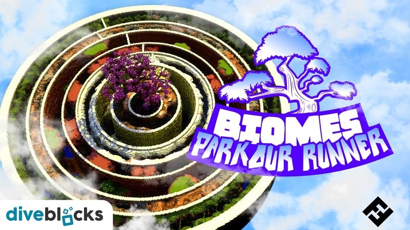 Parkour Runner Biomes on the Minecraft Marketplace by Diveblocks