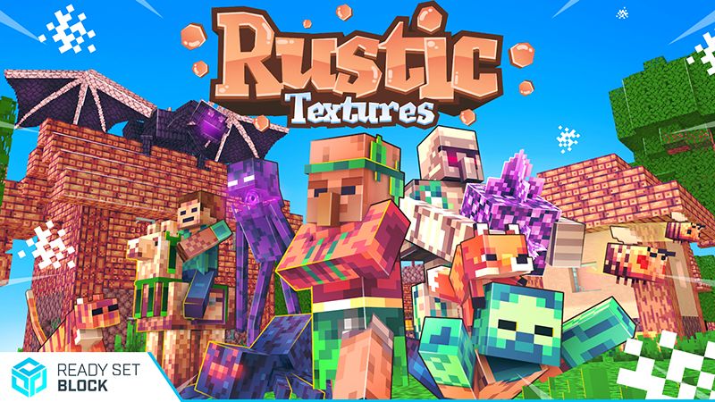Rustic Textures on the Minecraft Marketplace by Ready, Set, Block!