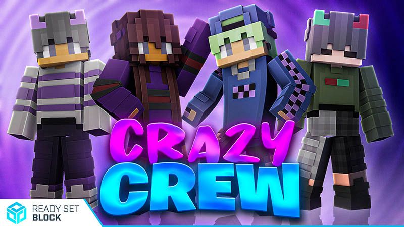 Crazy Crew on the Minecraft Marketplace by Ready, Set, Block! Crazy Crew on the Minecraft Marketplace by Ready, Set, Block!