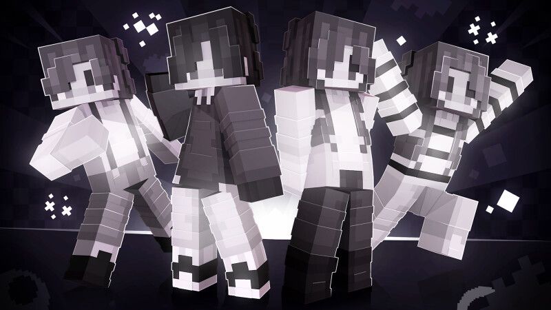 Modern Monochrome on the Minecraft Marketplace by CrackedCubes Modern Monochrome on the Minecraft Marketplace by CrackedCubes